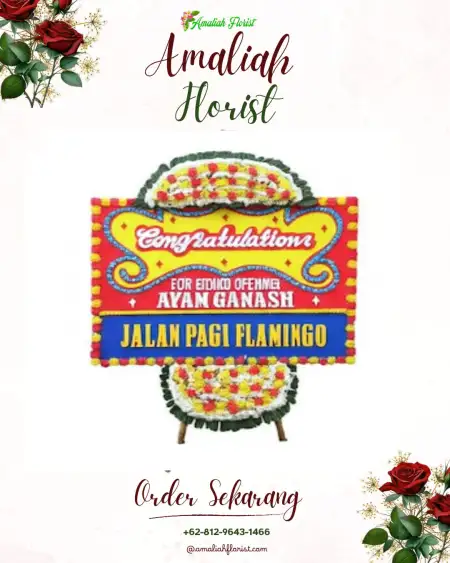Sewa Papan Bunga Kalinongko